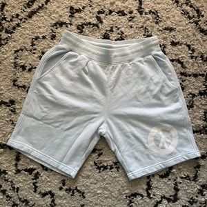Madhappy drawstring cotton shorts light blue size M NWOT